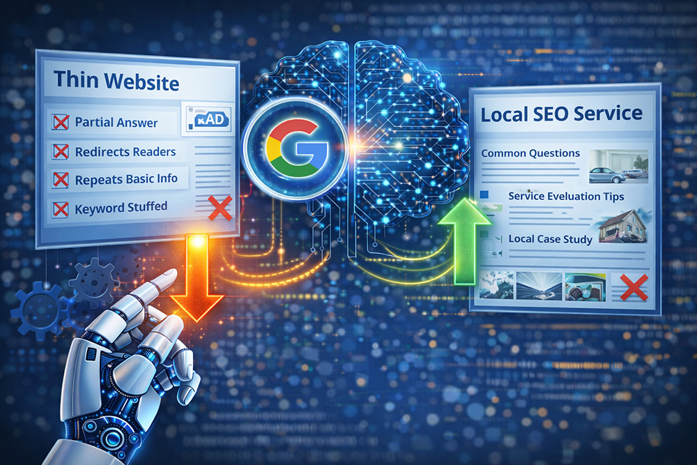 Thin Pages Are Losing Visibility